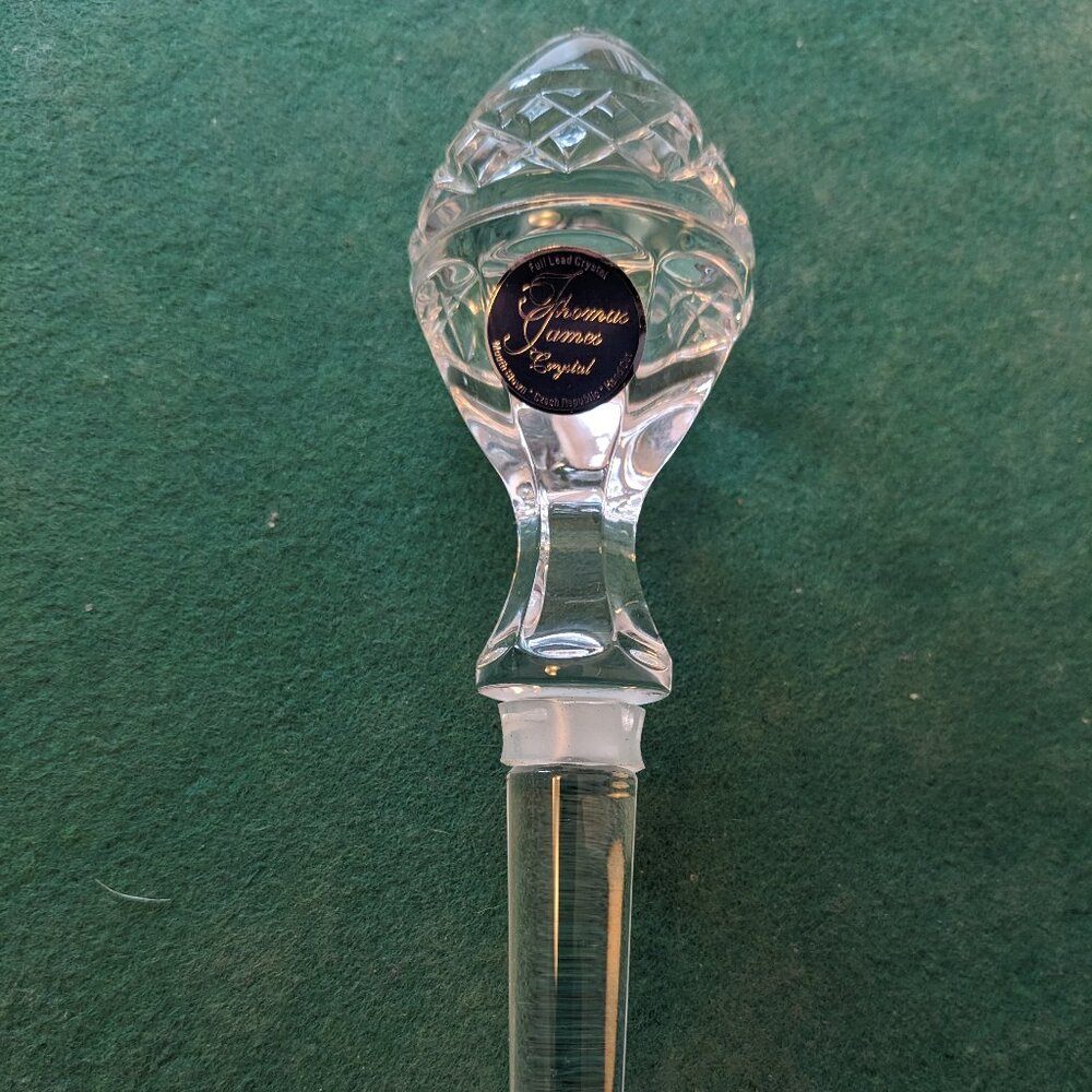 Thomas James Crystal wine stopper